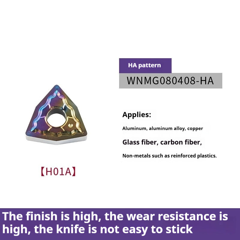6006 CNC Aluminum Lathe Metal Ceramic Turning Inserts Nano-coated Cylindrical WNMG Bore CCMTAPMT Milling Inserts Shandong Denso Pricision Tools Co.,Ltd.